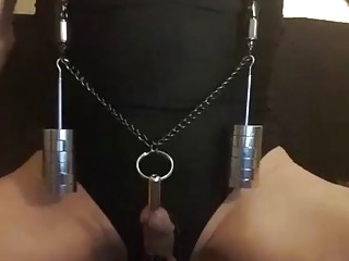 Extreme kinky urethral stretching masoslut electrototure